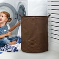 thumbnail image 3 of BKER Patterned Linen Laundry Hamper Without Lid Large Open Top Dirty Stylish And Breathable Fabric For Bedroom Or Bathroom Easy And Durable Design, 3 of 5