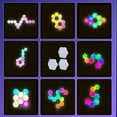 thumbnail image 3 of Appliques Murales pour Chambre Hexagonales RVB Contrôle Intelligent et Synchronisation Musicale Lumière Hexagonale Lumière d'Ambiance de Jeu Lumière d'Arrière-plan Murale Lumière de Chambre à Coucher Lumière de Jeu Lumière Murale RVB, 3 of 7