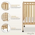 thumbnail image 2 of Dream On Me Tessa 2 in 1 Folding Portable MINI Crib, 2 of 6
