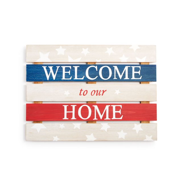 Martha Stewart Collection Americana « Bienvenue chez Nous » Art Mural