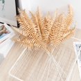 thumbnail image 4 of Fake Flower Weather-resistant Eco-friendly Realistic Create Atmosphere Easy Care Decorate Plastic Golden Persian Eucalyptus Simulation Flower for Wedding, 4 of 10