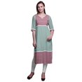 thumbnail image 1 of Bimba Robe Kurti Longue Imprimée Tunique Droite Robes pour Femmes Haut Indien, 1 of 5