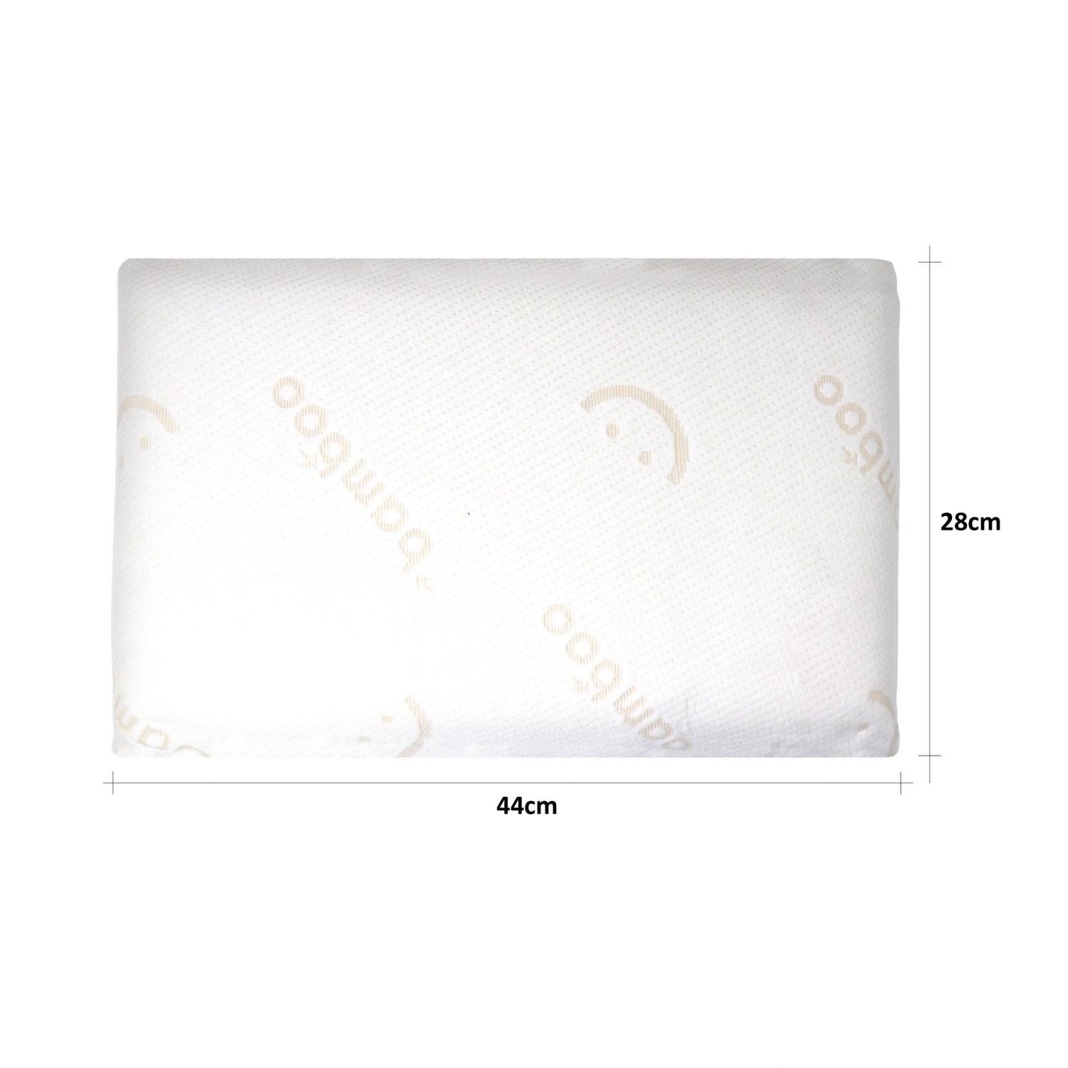 Babyworks™ Big Kid Pillow with Bamboo Pillowcase - Soft, Supportive and Breathable Memory Foam with Hypoallergenic Bamboo Cover, Washable and Removable Cover.