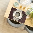 thumbnail image 3 of Double - Sided Rectangular Leather Placemat - Insulated, Waterproof for Home, Restaurant & Hotel, 3 of 3