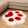 thumbnail image 1 of Sheepskin Rug Furry Cat Rug Kids Room Rug Room Non Neutral Throw Blanket for Couch over Size Throw Blanket Merry Home Area Rug Soft Blanket Throws Wall to Wall Carpeting, 1 of 3
