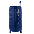 thumbnail image 3 of TRAVLR Valise à Roulettes de 28 Pouces pour Enregistrement, 100 % PP, Résistante aux Chocs, Légère et Extensible - Bleu Marine., 3 of 9