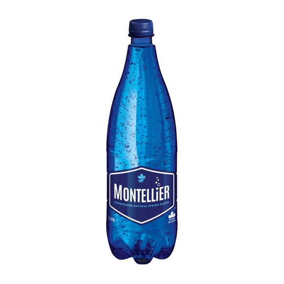 Montellier Eau Minérale Naturelle Pétillante 1L, Bouteille