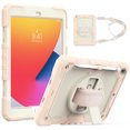 thumbnail image 1 of [Full-Body] Shock-Proof Case for Kids with [Screen Protector] [406 Rotating Hand Strap] &Stand [Pen Holder] for iPad mini4/5 （Pink）, 1 of 4