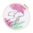 thumbnail image 2 of veasfak Embroidery Starter , with Stitch Needlework for Gift Art Crafts , Pink Green, 2 of 9