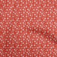 thumbnail image 1 of oneOone Rayon Red Fabric Floral Craft Projects Decor Fabric Printed By The Yard 56 Inch Wide, 1 of 4