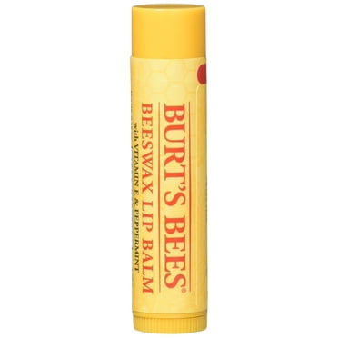 Burt'S Bees Baume à Lèvres à la Cire d'Abeille avec Vitamine E et Menthe Poivrée 0,15 Oz (Lot de 10)