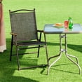 thumbnail image 3 of Costway Set of 2 Folding Sling Back Chair Camping Deck Patio Garden Beach, 3 of 9