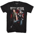 thumbnail image 1 of Resident Evil Horror Science Fiction Video Game Chris And Jill Adult T-Shirt Tee, 1 of 2
