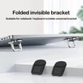 thumbnail image 4 of SDNall Mini Ordinateur de Bureau, Support pour Ordinateur Portable avec Rangement, Support pour Ordinateur Portable Support Adhésif invisible Support de Tablette de Hauteur de Bureau Mini Support de Hauteur Portable, Mini Ordinateur Portable, Support pour Ordinateur Portable de Bureau, 4 of 6