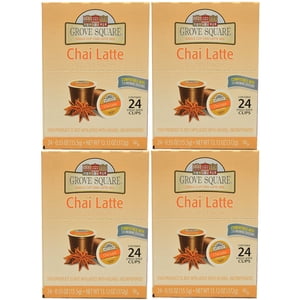 Grove Square Servir seul Chai Latte, 13.12 oz - Cas de 4