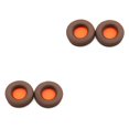 thumbnail image 3 of QualitChoice Coussinets d'Oreilles pour Casque de Jeu Rond en Cuir Remplacement pour Skullcandy HES2.0 Marron 2Ensemble, 3 of 6
