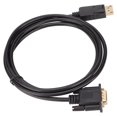 thumbnail image 3 of DisplayPort To VGA Cable, 5.9ft Male To Male HD 1080P Gold Plated  To VGA Adapter Cord Compatible With Computer, Laptop, Monitor, Projector, HDTV, 3 of 8