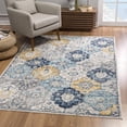 thumbnail image 1 of Tapis floral moderne de la collection Savannah de Rug Branch, 1 of 7