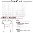 thumbnail image 3 of Lenago Hauts pour Femmes Mode Décontractée Femmes Manches Courtes Imprimé Dames Manches Courtes Col Rond Blouses Hauts T-Shirt Cancer du Sein Chemises pour Femmes en Liquidation, 3 of 4