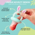 thumbnail image 2 of Vesta Baby Soft Silicone Fruit Food Feeder & Teether - 2 Sizes Set - Easter Bunny, 2 of 10
