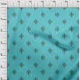 thumbnail image 2 of oneOone Viscose Jersey Fabric Geometric Ikat Print Fabric By Yard 60 Inch Wide, 2 of 4