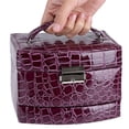 thumbnail image 4 of Greensen 3 Layers Jewelry Necklace Ring Storage Box Case Lady Gift Home Supplies ,Jewelry Box, 3 Layers Jewelry Box, 4 of 8