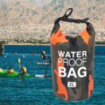 thumbnail image 1 of Small 2L Waterproof Dry Bag boating travel Crossbody Shoulder Bag for Kayaking Orange, 1 of 8