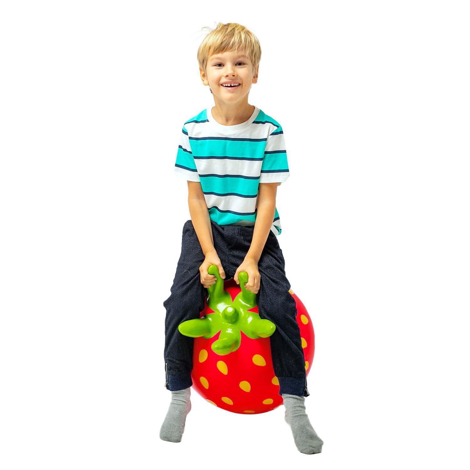 My First Jumpy Fruit, Fraise, Rouge