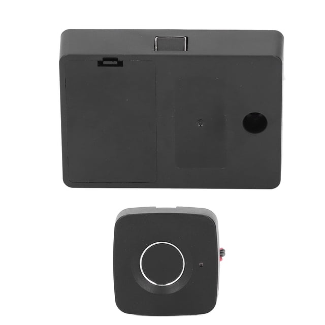 Fingerprint Drawer Lock, Compact Low Power Consumption Easy To Install Versatile Keyless Smart Drawer Lock Quick Recognition for Home Office Black,White