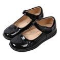 thumbnail image 1 of MIASHUI Chaussures Mary Jane d'Uniforme Scolaire pour Filles, Confortables, Bout Rond, Ballerines Habillées, Noir, 7-8 Ans, 1 of 8