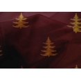 thumbnail image 3 of oneOone Cotton Silk Fabric Christmas Tree Ikat Printed Craft Fabric BTY 42 Inch Wide, 3 of 3