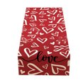 thumbnail image 2 of Boovnll Valentines Day Table Runner, 13x35" Valentine's Day Printing Table Runner, Valentines Table Runner for Holiday Kitchen Dining Table, Party Decor, Valentines Day Decorations, 2 of 6