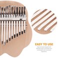 thumbnail image 2 of 1 Ensemble Petit Kalimba 17 Touches Instrument de Musique pour Débutant Portable Kalimba, 2 of 8