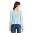 thumbnail image 3 of Justice Girls' Glitter Peasant Top, 3 of 3