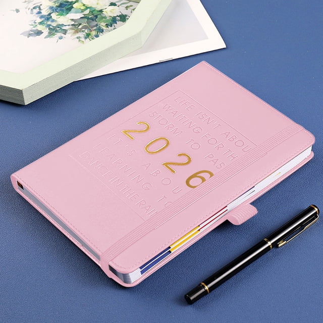 2026 Planner Hardcover Calendar Planner, A Monthly, Weekly, Daily Planner Calendar, Appointment Book, Notebook for School, Office Schedule