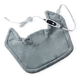 thumbnail image 1 of Weighted Heating Pad for Neck & Shoulders - Wearable Electric Neck Wrap - Fast Pain Relief, Deep Pressure Therapy, 4 Heat Levels, 2H Auto Shut Off - 22" x 19" - Color: Light Grey, Size: 22“*19”, 1 of 8