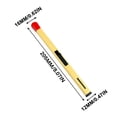 thumbnail image 3 of Alloy & Aluminum Tube Lighters, Refillable Open Flame Lighters, Adjustable Flame, Windproof, Novel Design, Suitable for Camping, Barbecue, Fireplace, 2x Lighters Included, 3 of 3