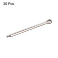 thumbnail image 3 of Unique Bargains Split Cotter Pin, Fixation à Clip en Acier Inoxydable 3x45mm Raccord Argent 30Pack, 3 of 5