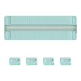 thumbnail image 2 of 4 In 1 Bidirectional Paper Cutter Portable Paper Photo Trimme Paper Cutter For Craft With Straight Line Dotted Line Wavy Crease Head Multi Function Scrapbooking Tool Fo, 2 of 9