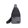 thumbnail image 2 of Travel Shoulder Crossbody Bag, Lightweight Versatile Design, Anti-Theft Security + Water-Resistant Fabric, Modern Stylish, For Travel/Leisure, Multi-Compartment Utility, Daypack, Hzhnb, 2 of 8