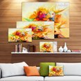 thumbnail image 3 of Fantastic Colorful Gerbera Flowers - Large Floral Canvas Art Print, 3 of 4