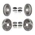 thumbnail image 1 of Transit Auto Front Rear Disc Brake Rotors and Semi-Metallic Pads Kit for Car Dodge Grand Caravan Journey Chrysler Town & Country Volkswagen Routan Ram C/V K8F-100974, 1 of 11