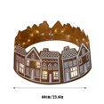 thumbnail image 3 of Iumwxz up to 45% off Gingerbread House Christmas Tree Collar LED Christmas Tree Collar Suitable for Gingerbread House Christmas Tree Skirt LED Christmas Tree Collar Diameter 60CM/23, 3 of 7