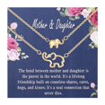thumbnail image 1 of SIfdSeng Mother Daughter Necklace Set Rhinestone Necklace Big Elephant Little Elephant Rhinestone Necklace Suit to My Daughter to My Mom, 1 of 9