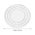 thumbnail image 3 of MasteelfCA 100pcs Bumper Spacers Glass Table Bumper Pads Clear Bumper Pads for Glass Table, 3 of 7