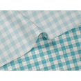 thumbnail image 5 of oneOone Velvet Turquoise Blue Fabric Check Check Craft Projects Decor Fabric Printed By The Meter 58 Inch Wide, 5 of 5