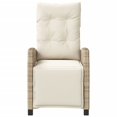 thumbnail image 3 of vidaXL Ensemble Bistro 3 Pcs avec Coussins Osier Poly Beige, 3 of 5