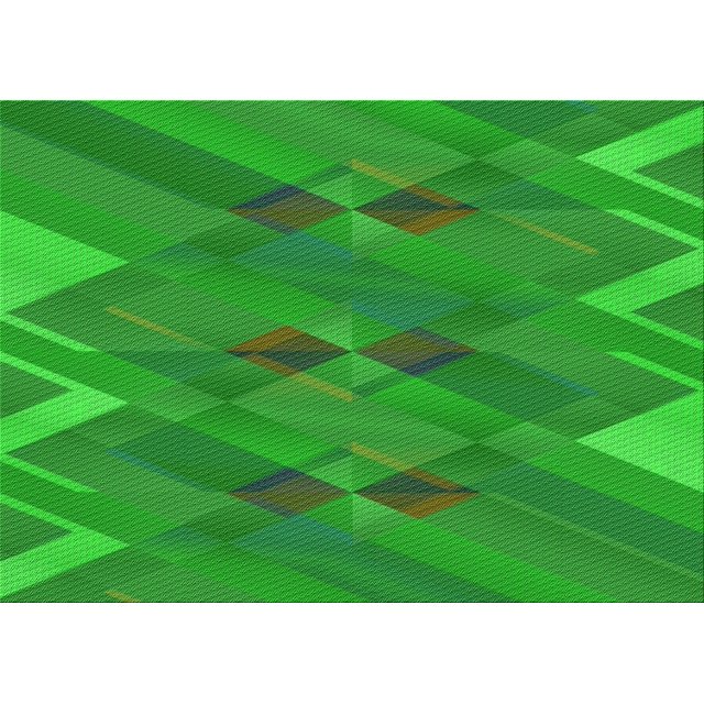 Ahgly Company Tapis Rectangulaire Lavable en Machine Vert Transitionnel, 7 Pieds x 9 Pieds
