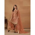 thumbnail image 3 of Wedding Party Wear Kurti Palazzo Dress, All Size Straight Kurta with Sharara, 3 of 5