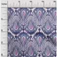 thumbnail image 1 of oneOone Viscose Chiffon Fabric Big Motif Ikat Print Fabric BTY 42 Inch Wide, 1 of 1